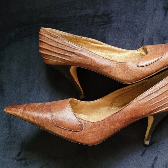 Brown Heels Sz Euro 40 or US 9 NIL - Picture 11 of 11